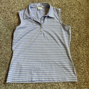 Nike Golf Women Dri-fit Sleeveless Polo sleeveless tank medium purple/yellow